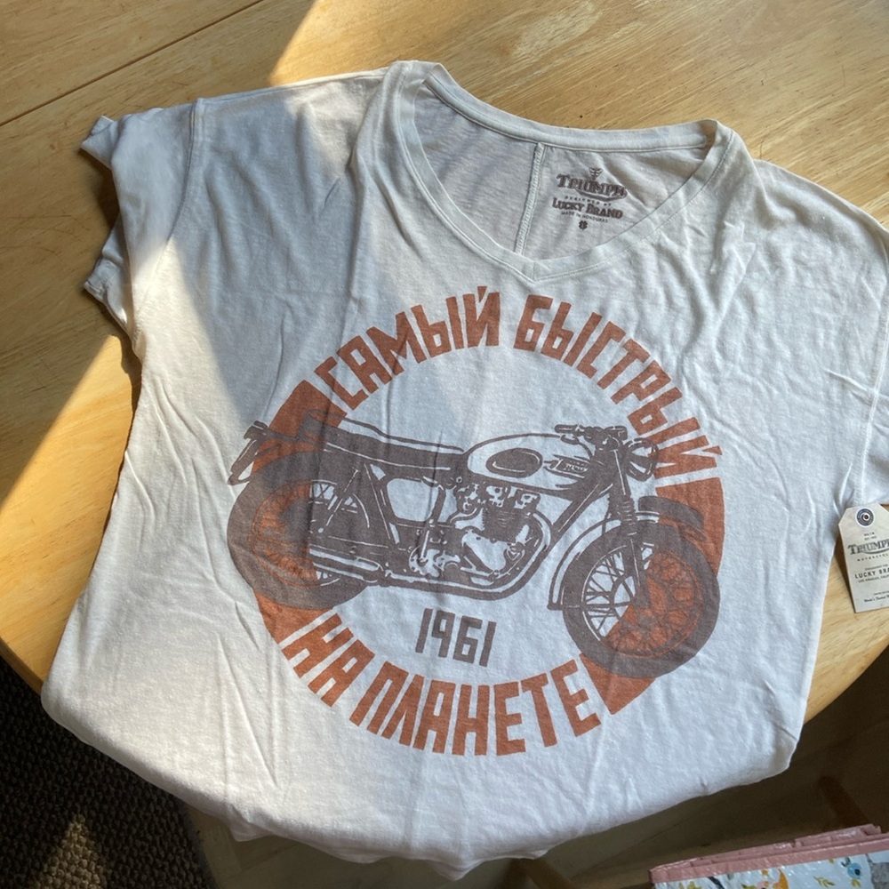 Lucky brand Triumph Tshirt
